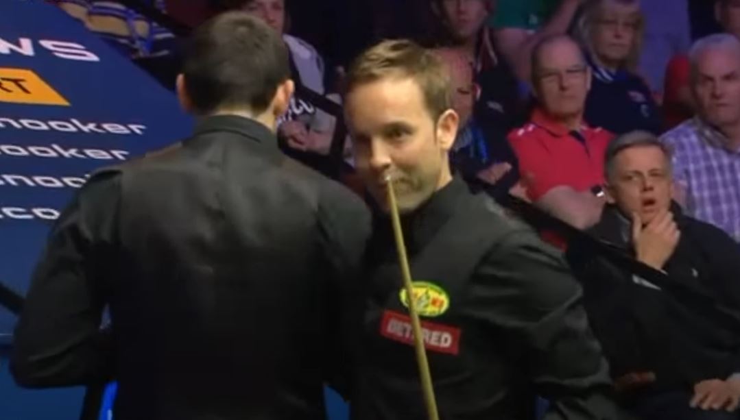Ronnie O'Sullivan and Ali Carter