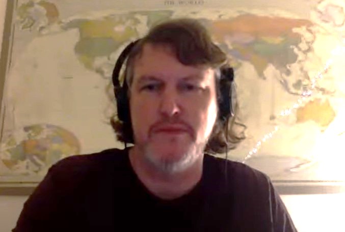 An image of snooker podcast host Nick Metcalfe